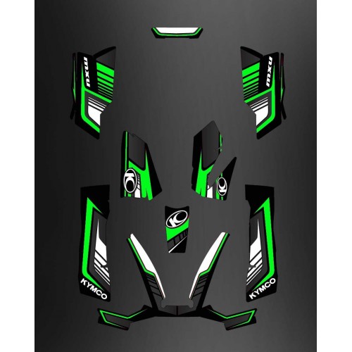 Kit Deco Limitada Verde - Kymco 550 / 700 MXU -idgrafix