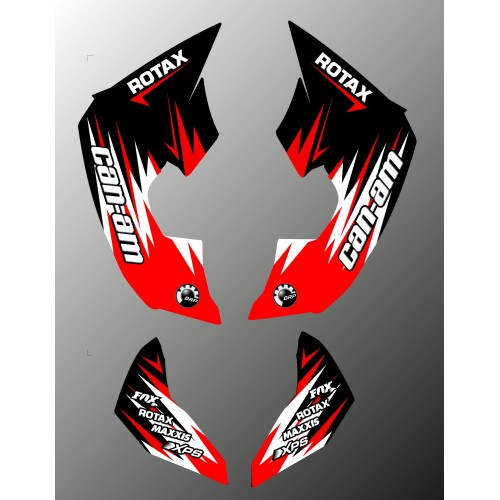 Kit-deco-Race (Flügel AV/AR) für Can Am Renegade