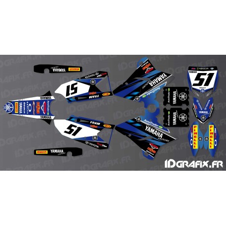 Kit de decoració Yamaha Factory Edició - Yamaha YZ/YZF 125-250-450 -idgrafix