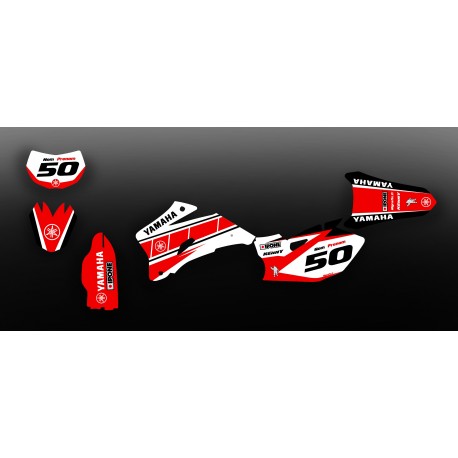 Kit décoration Vintage Red Edition - Yamaha YZ/YZF 125-250-450