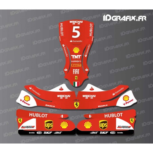 Kit deco F1-series Scuderia Karting KG EVO 11 - IDgrafix