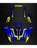 Kit déco Blue custom - Yamaha Wolverine 708R