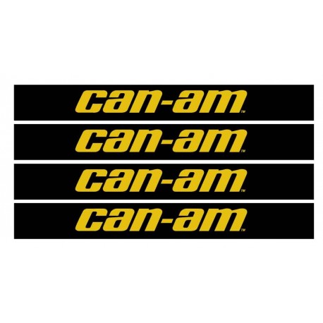 Lot 4 Stickers Can Am (long 1 m - largeur 12cm)