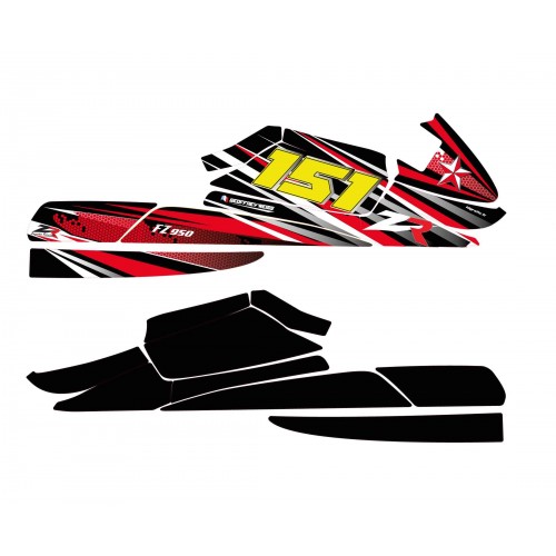 Kit décoration 100% Perso pour Seadoo GTI  - IDgrafix