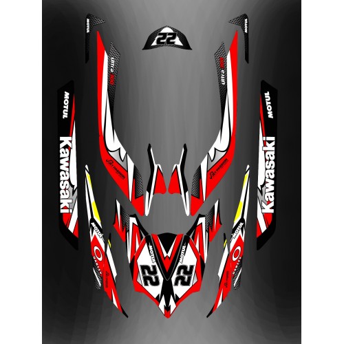 Kit decoration Red LTD Full for Kawasaki Ultra 250/260/300/310R - IDgrafix