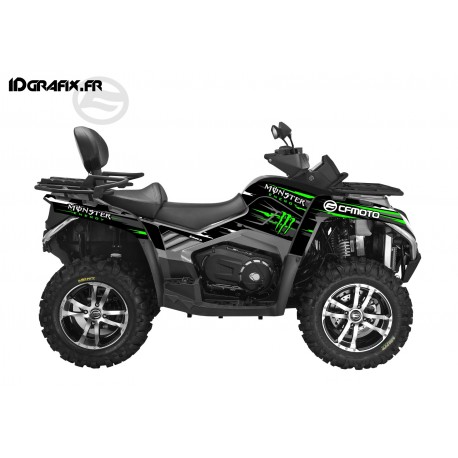 - Deko-Kit 100% - Def-Monster-Grün, Full - CF MOTO CForce 800