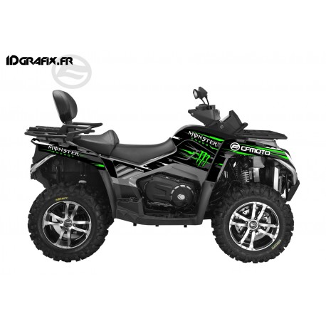 Kit déco 100% Perso Monster Vert Full - CF MOTO CForce 800