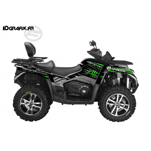Kit deco 100% Custom Monster Green Full - CF MOTO CForce 800 - IDgrafix