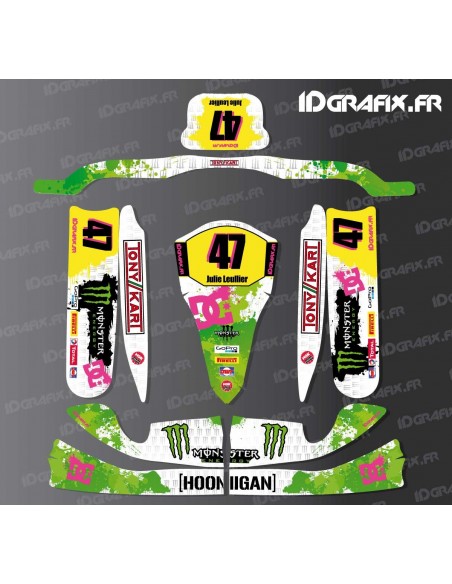 Kit deco 100 % Personalitzat Monstre de Karting TonyKart M4 -idgrafix Kit deco 100 % Personalitzat Monstre de Karting TonyKart M4 -idgrafix