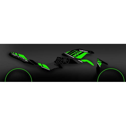 Kit dekor 100% Custom Monster Green - IDgrafix - Yamaha MT-07-idgrafix