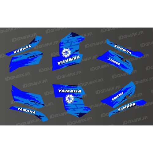 Kit décoration LTD Bleu - IDgrafix - Yamaha Grizzly 550-700-idgrafix