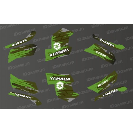 Kit décoration LTD Vert - IDgrafix - Yamaha Grizzly 550-700