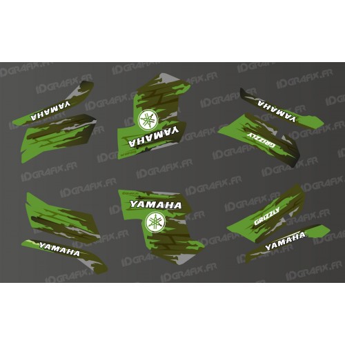 Kit de decoración LTD Verde - IDgrafix - Yamaha Grizzly 550-700 -idgrafix