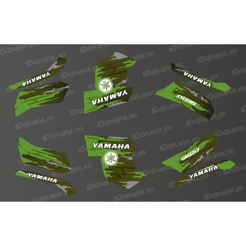 Kit dekor LTD Grün - IDgrafix - Yamaha Grizzly 550-700