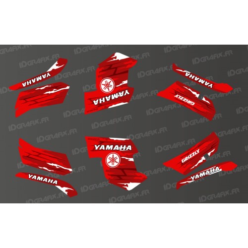 Kit de decoración LTD Rojo - IDgrafix - Yamaha Grizzly 550-700 -idgrafix