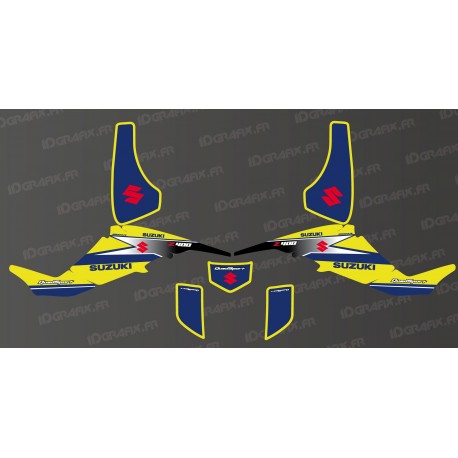 Kit decoration Racing Team Yellow - IDgrafix - Suzuki LTZ 400
