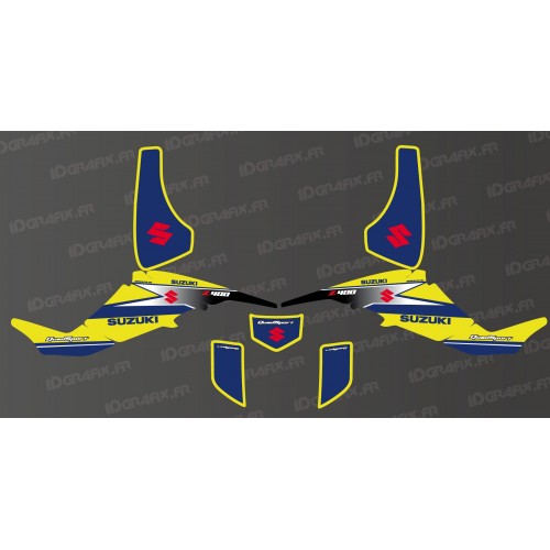 Kit de decoración Racing Team Amarillo - IDgrafix - Suzuki LTZ 400 -idgrafix