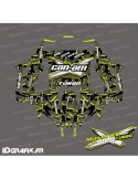 Kit décoration Broken series (Jaune Turbo) - Idgrafix - Can Am 1000 Maverick