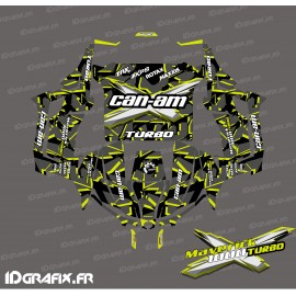 Kit decoration Broken series (Yellow Turbo) - Idgrafix - Can Am 1000 Maverick