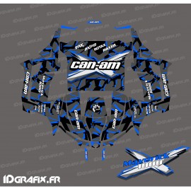 Kit de decoració Trencat la sèrie (Blau) - Idgrafix - Am 1000 Maverick -idgrafix