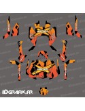 Kit decoration Babe series (orange) - IDgrafix - Can Am Outlander G2