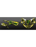 Kit déco 100% Perso Monster Jaune - Yamaha YXZ 1000