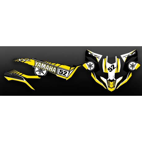 Kit déco Cursa de la sèrie - Groc Yamaha YXZ 1000 -idgrafix