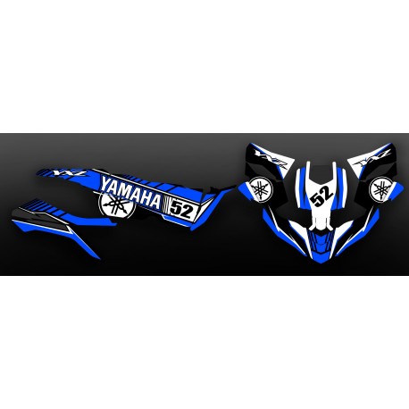 Kit de decoracion serie de carreras-color Azul - Yamaha YXZ 1000