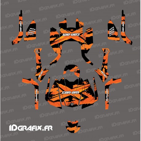 Kit decoration Snatch series (orange) - IDgrafix - Can Am Outlander G2