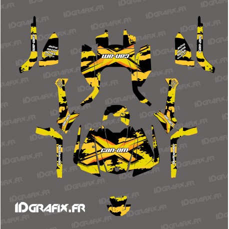 Kit decorazione Strappare serie (Giallo) - IDgrafix - Can Am Outlander G2