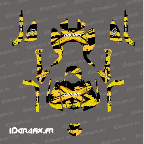 Kit dekor Snatch-serie (Gelb) - IDgrafix - Can-Am Outlander G2