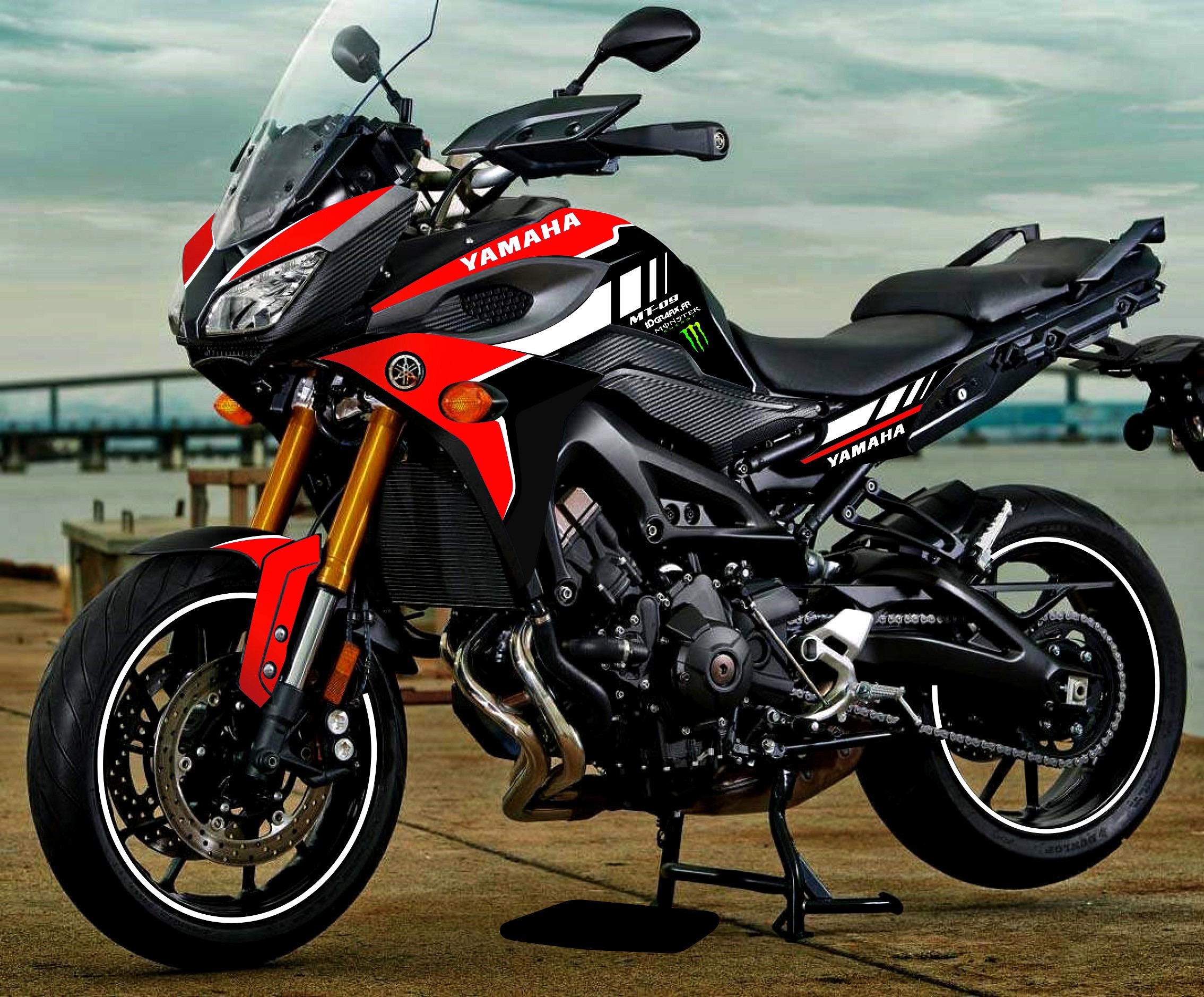 Kit dekor Red GP edition Yamaha MT09 Tracer idgrafix