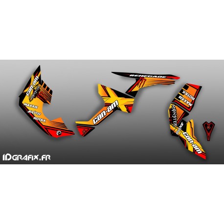 Kit dekor 100% - Def Monster Full (Gelb)- IDgrafix - Can Am Renegade