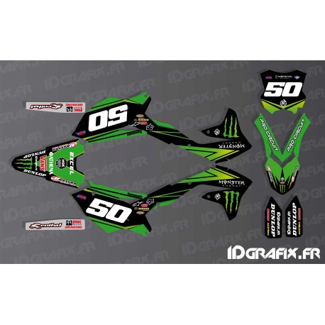 Kit déco US Ama Pro Circuit series pour Kawasaki KX/KXF