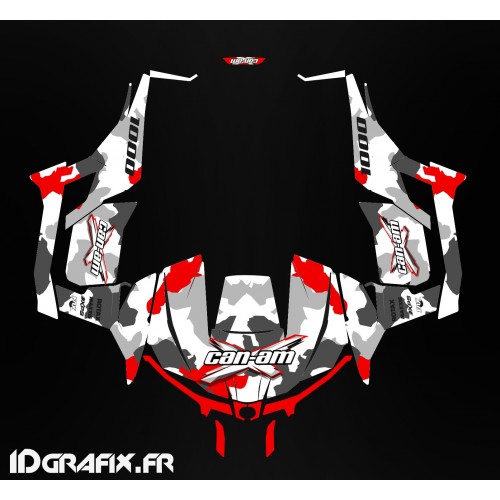 Kit de decoració de l'Exèrcit de la sèrie (Vermell) - Idgrafix - Am 1000 Maverick -idgrafix