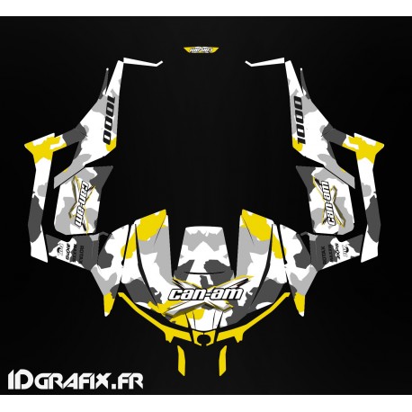 Kit de decoración de Ejército de la serie (Amarillo) - Idgrafix - Can Am 1000 Maverick