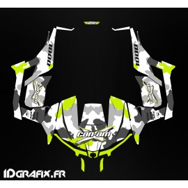 Kit decoration Army series (Yellow Turbo) - Idgrafix - Can Am 1000 Maverick