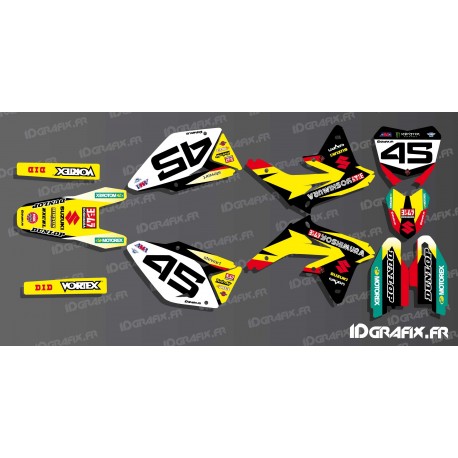 Kit déco US AMA Yoshimura series pour Suzuki RM/RMZ