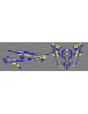 Kit déco Vintage series Bleu - Yamaha YXZ 1000