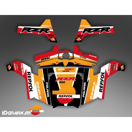 Kit de decoració Repsol Edició - IDgrafix - Polaris RZR 800S / 800 -idgrafix