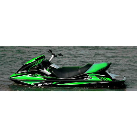 Kit décoration Race series (Vert) pour Kawasaki STX 15F