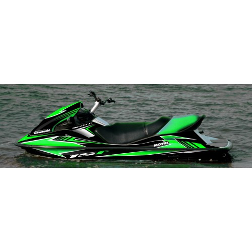 Kit de decoració de la sèrie de carreres (Verd) per a Kawasaki STX 15F