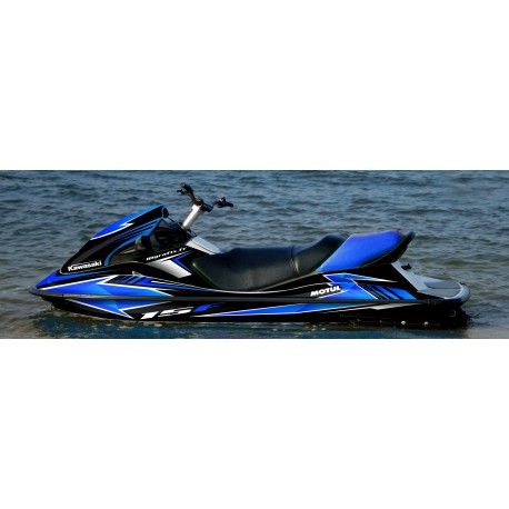 Kit décoration Race series (Bleu) pour Kawasaki STX 15F