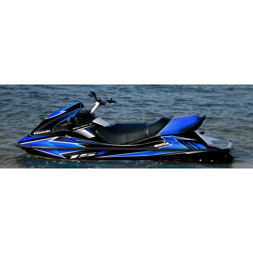 Kit de decoració de la sèrie de carreres (de color Blau) per a Kawasaki STX 15F