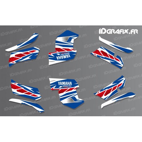 Kit décoration Race Yamaha (bleu)- IDgrafix - Yamaha Grizzly 550-700