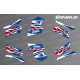 Kit decoration Race Yamaha (blue)- IDgrafix - Yamaha Grizzly 550-700 - IDgrafix