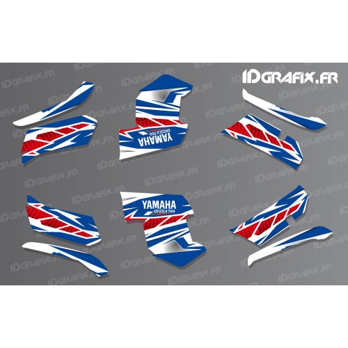 Kit décoration Race Yamaha (bleu)- IDgrafix - Yamaha Grizzly 550-700-idgrafix