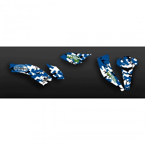 Kit Deco Digital Camo Azul - Kymco MXU 500 -idgrafix