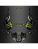Kit de decoració 100% Personalitzat Monstre de Carboni - IDgrafix - Polaris RZR 1000 TURBO