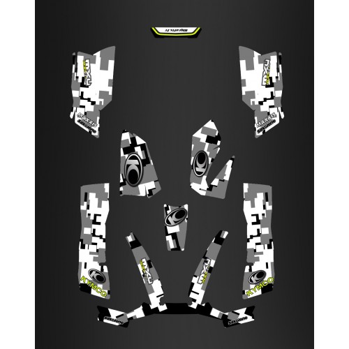 Kit Deco Camo Digital Gray - Kymco 550 / 700 MXU - IDgrafix